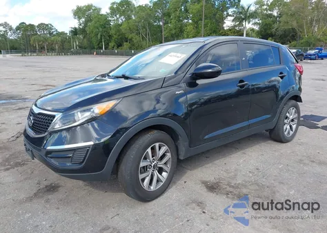 2016 Kia Sportage Lx from USA, damaged, VIN KNDPBCAC6G7821494